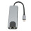 Ευέλικτος προσαρμογέας USB C Hub, σχεδιασμένος για Macbook Pro, Υποστηριζόμενη παροχή 6
