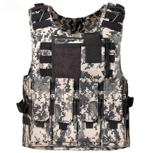 Airsoft Vest MOLLE Plate Carrier Adjustable Breathable Paintball Vest For Outdoor Training Fishing Hunting