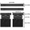 Quick Detachable Buckle For Tactical Vest MOLLE Plate Side Belt Straps, 2 Pack Black 3