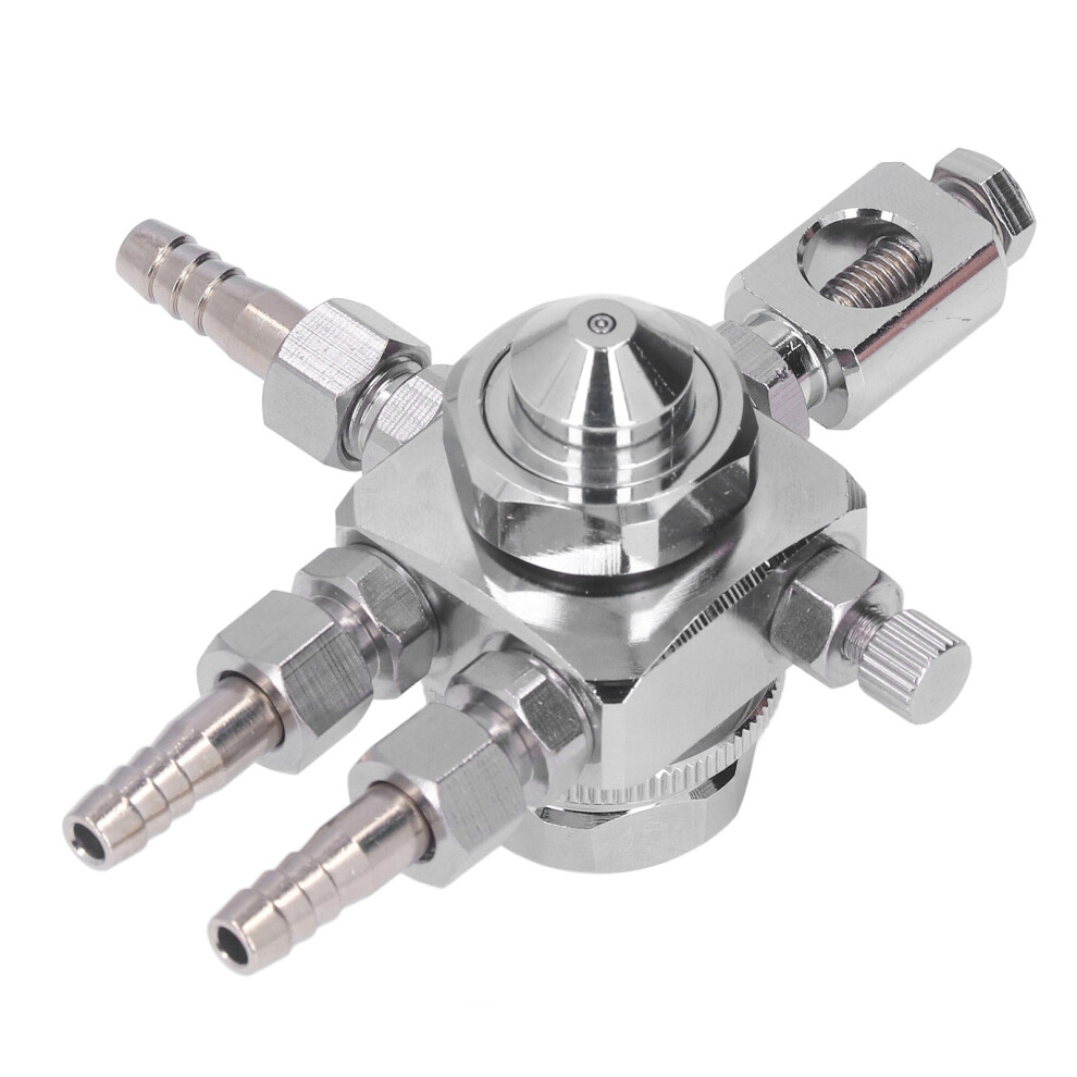 Mini Automatic Spray Gun Stainless Steel, 2.0Mm, Silver 7891375747743
