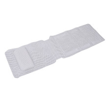 Badewannenmatte, rutschfeste, weiche Schaumstoff-Badematte für Badewannen mit Abflusslöchern und ergonomischen Saugnäpfen für schnelles Trocknen