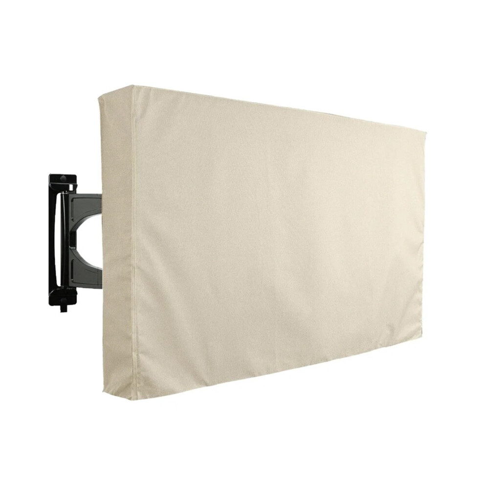 Outdoor Tv Cover, Weatherproof Waterproof Protection, Universal Fit For 3032 Inch Wall Mount Tv, White 9199774097567