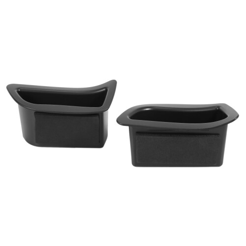 2Pcs/Set Black Front Door Handle Storage Box Container Holder Tray Car Accessories for  V40 V40Cc 1