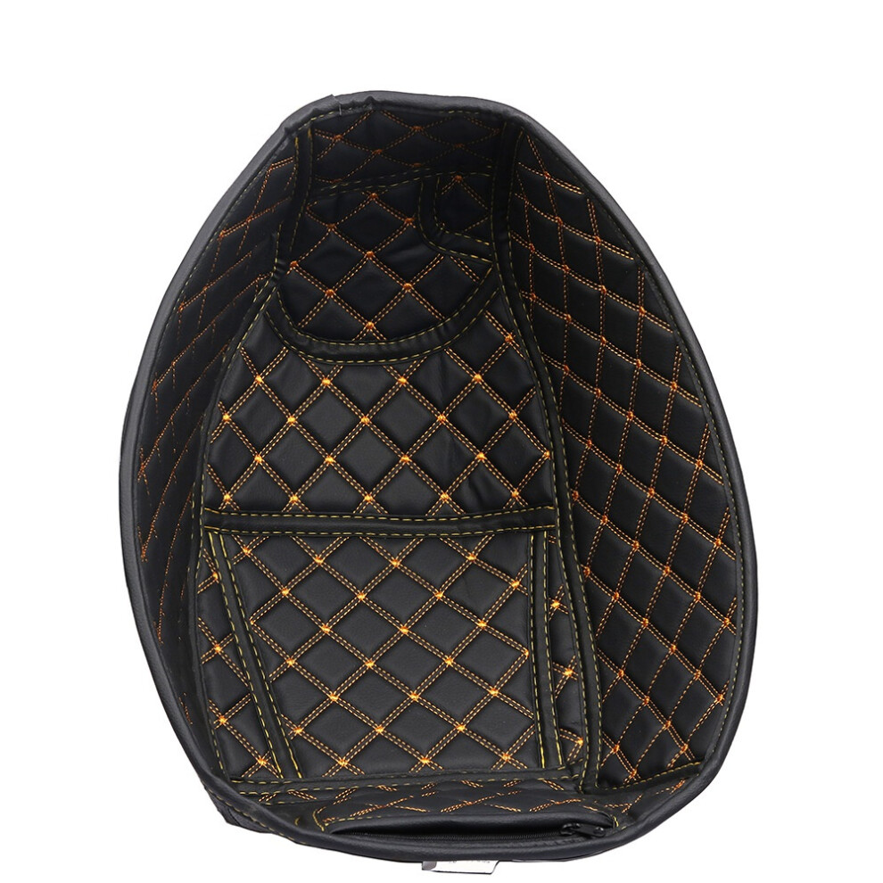 Motorcycle Pu Leather Rear Trunk Cargo Liner Protector Motorcycle Bucket Pad For Nmax 155 6032838410571