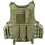 Tactical Airsoft Vest Adjustable Modular Paintball Vest Green 1