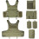 Tactical Airsoft Vest Adjustable Modular Paintball Vest Green 5