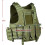 Tactical Airsoft Vest Adjustable Modular Paintball Vest Green 2