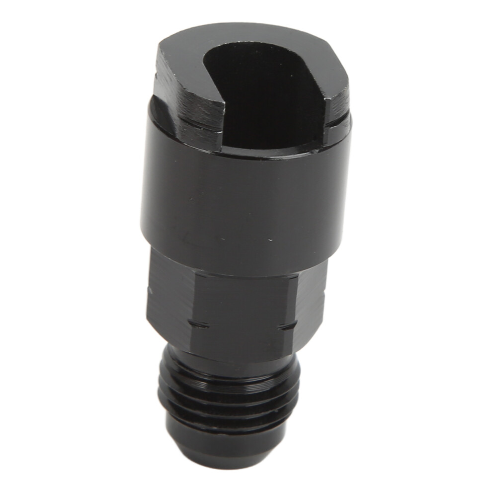 Aluminum Alloy Efi Adapter Quick Disconnect An6 3/8In Black 8721375753859