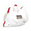 Lucky Cat Solar Waving Arm Statue Red Ears Lucky Cat Decor Crease 10