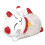 Lucky Cat Solar Waving Arm Statue Red Ears Lucky Cat Decor Crease 11