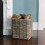Charlies Medium Wicker Square Log Basket 1