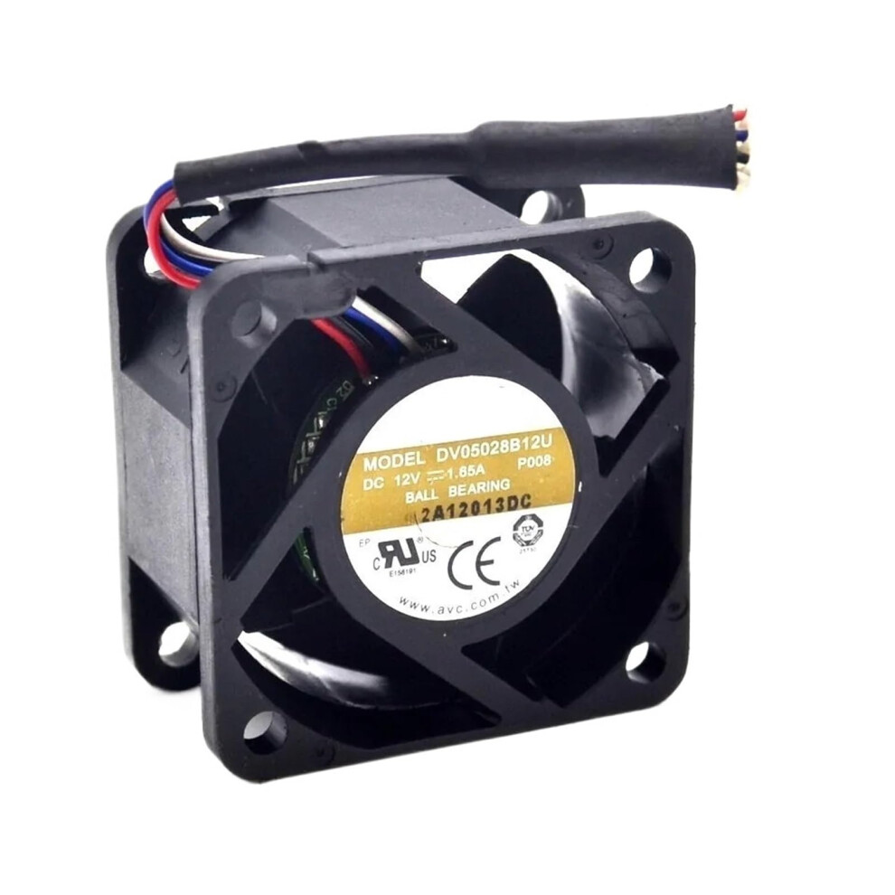 12V Speed Cooling Fan 50X50x28mm Low Noise 4Wire Radiator Fan Dv05028b12u 9347817520125
