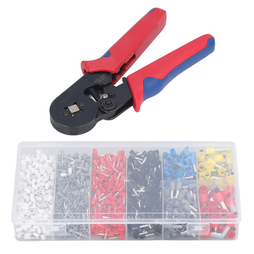 Ferrule Crimping Tool Kit 1800Pcs Awg 23Â7 With Self Adjusting Ratchet 7601375755989