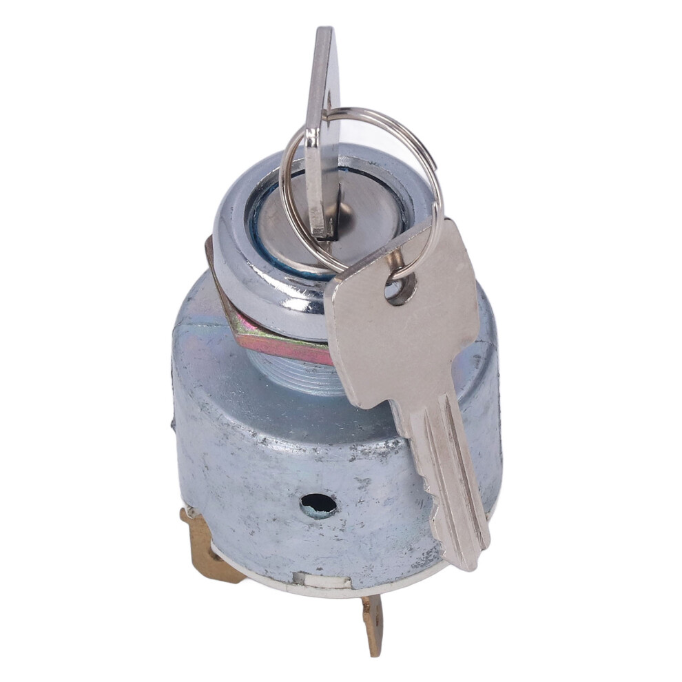Car Ignition Switch Universal Starter 3 Terminal 3 Position With 2 Keys 12V 4291375756944