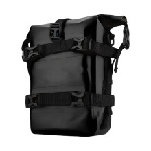 Motorcycle Tail Bag 8L Waterproof IPX7 Rear Rack Pannier with Shoulder Strap for Riding Essentials