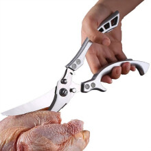 Küchenschere, für Huhn, Geflügel, Fisch, Fleisch, scharfe Knochenschere aus Edelstahl
