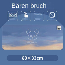 (Digital anzeige Fünf-Gang-Timing 80*33, Bären pause) Wasserdichtes Desktop-Heizkissen