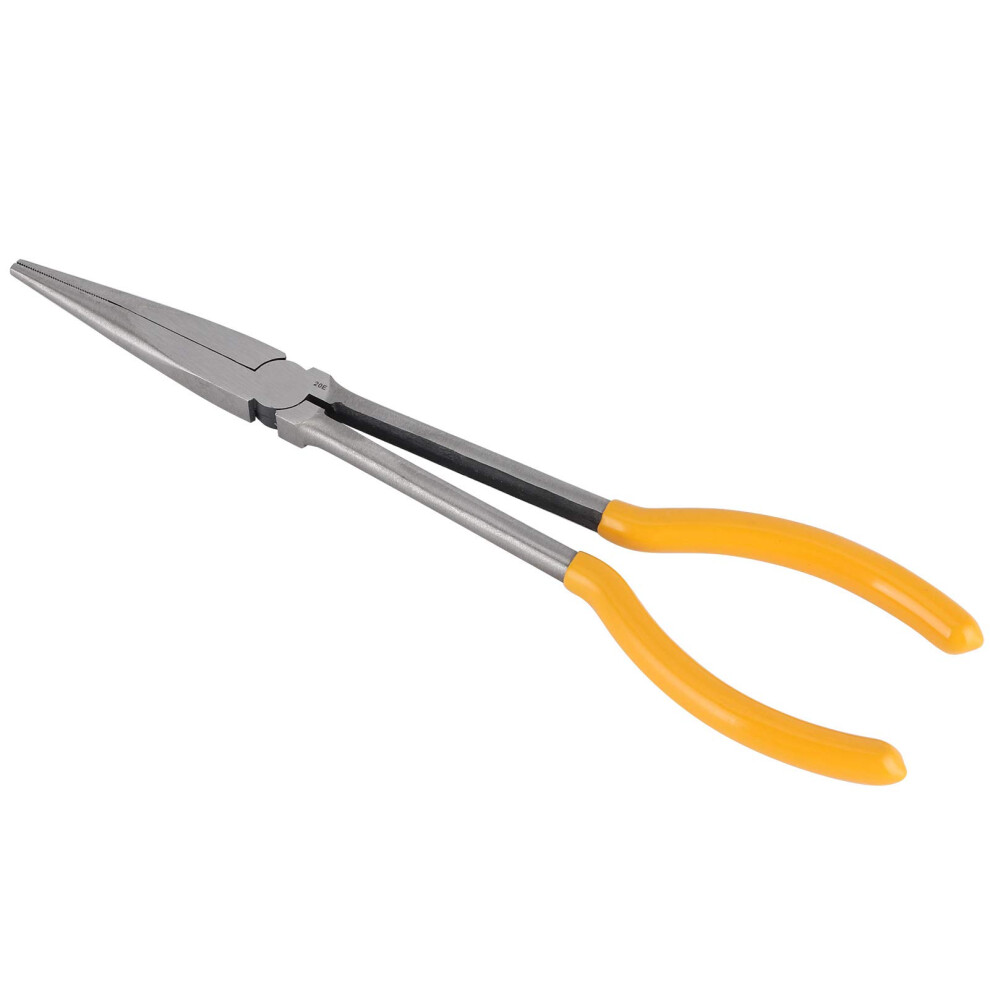 Needle Nose Pliers 55 Steel Long Nose Pliers Hardness Grip For Narrow Space Access 9199774099158