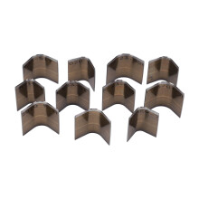 Hoekpons voor leerbewerking, leerbewerkingsgereedschapset met verbeterd design, handmatige leerpons met R-vormige rand, sterk