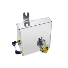 Tanque de Transbordamento de Refrigerante de Alumínio de 1,5 L para 240SX 240SX S13 SR20DET KA24DE KA24E KA24 Chaleira de Resfriamento Auxiliar