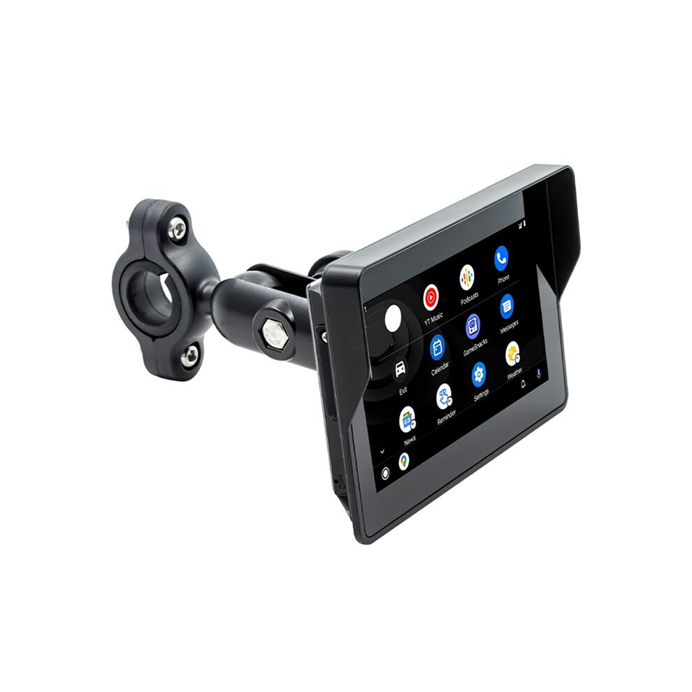 Portable Wireless Motorcycle Carplay & For Android Auto Screen, Motorcycle Navigation System, 5In Touchscreen Mp5 Player 6031137186606