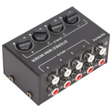 CX400 Professional 4-Channel Stereo Mixer Easy Setup & Use