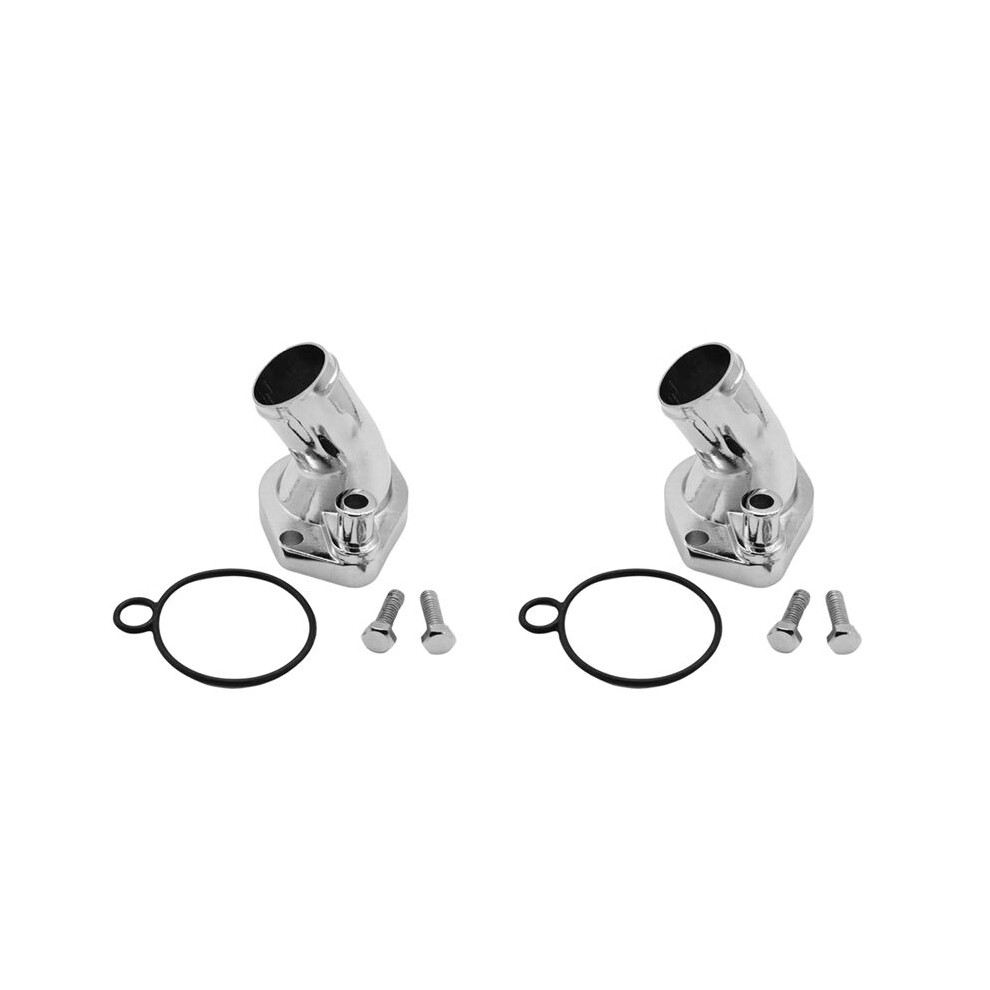2X Car Engine Thermostat Housing Water Neck For 260 289 302 347 351W O Ring Sbf Sb Engine Accessories 6031665706826