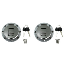 2X for TZR125 TZM150 FZR250 FZR400 YZF R1 R6 600 TDM850 TDM900 TRX850 FJ1200 Fuel Gas Tank Lid Lock