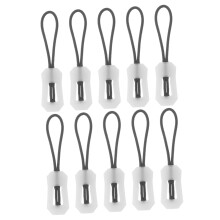 10pcs Glow in the Dark Zipper Pulls Durable TPU Easy Install for Backpacks Luggage Jackets