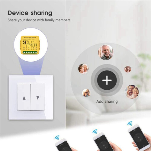 2X Tuya  Zigbee Curtain  Module Connected Roller Shutters Blind Motor  Life APP 1