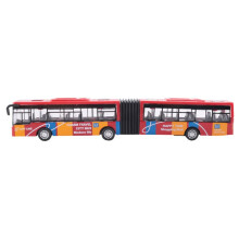 Children'S Diecast Model Vehicle Shuttle Bus Car Toys Small Baby Pull Back Toys Red