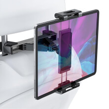 Car Headrest Tablet Holder 360 Rotation Adjustable Backseat Mount for 4.712.9 Inch Devices