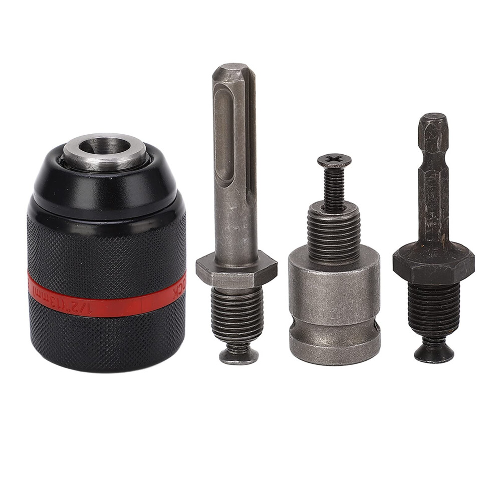 1/2 Inch Keyless Drill Chuck For Impact Wrench, Selftightening 213Mm Durable Alloy 9382693275615