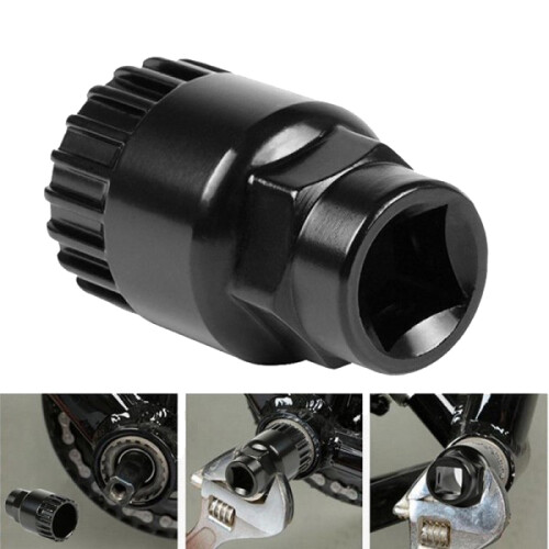 Bicycle 20 Teeth Bottom Bracket Remover Puller Tool Black for Mountain Bike Bicycle Repair Tools 1