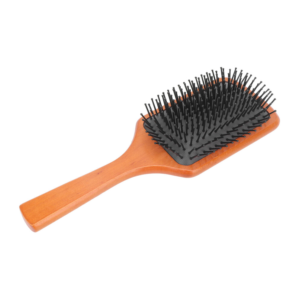 Wooden Massage Paddle Hairbrush for Detangling and Hair Wellness 9.6in