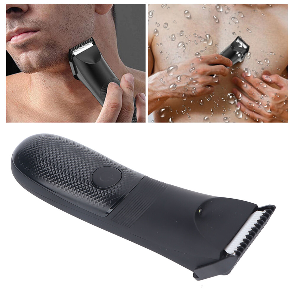 Men's Waterproof Rechargeable Body Hair Clipper - 600mAh, 155mm