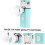 Rechargeable Eye Steamer with Warm Mist for Deep Hydration Therapy and Eye Spa Blue 2