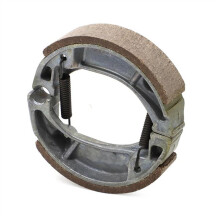 Motorcycle Front Brake Shoe Kit for Honda XR100R 19852004, Enhanced Braking Control, Grey