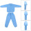 ESD Coat Polyester Paint Protective Workshop Split Clean Clothes XL 13
