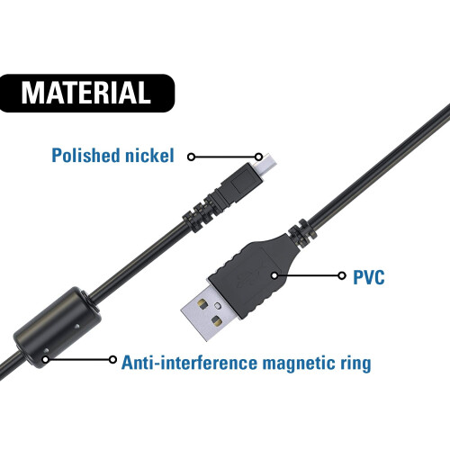 Replacement USB Charging & Data Transfer Cable For Olympus FE3010 FE310 FE320 FE330 FE340 FE350 USB Sync Cable 2