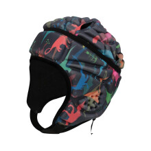 Rugby Helmet Protective Headgear For Training Goalkeeper Hat, Grey, Size 42x20 CM