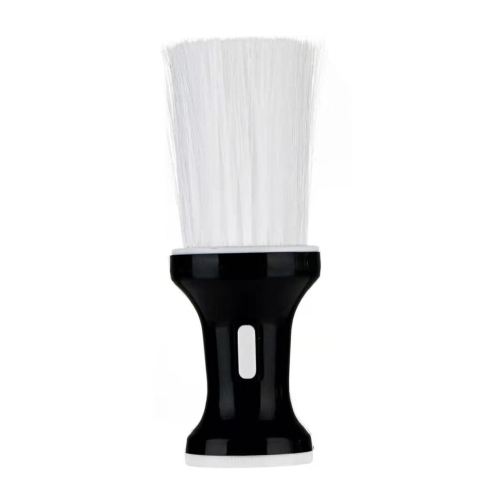 Unisex Barber Neck Duster Brush With Talcum Powder Dispenser For Hair Cutting, Durable Flat Brush For Stylists And Cosplayers