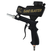 Portable GravityFed Sandblasting Machine Air Sandblasting Kit For Rust Removal And Polish With Adjustable Nozzle