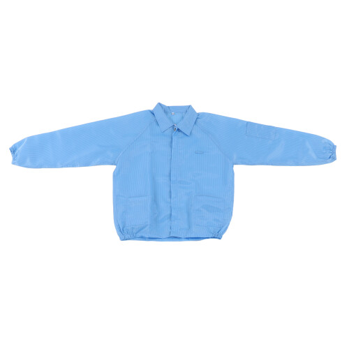 Manteau ESD en polyester pour salle blanche et microélectronique