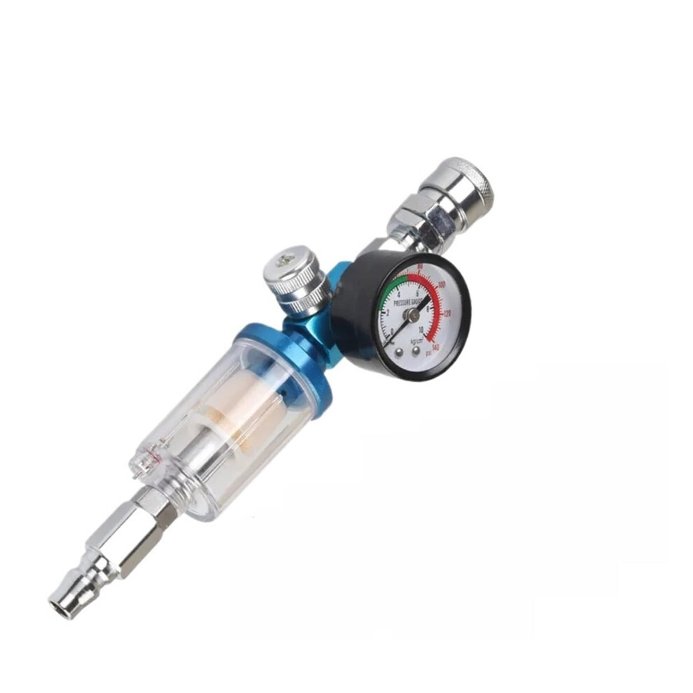 Air Compressor Filter 1/4 Inch Oil Water Separator Moisture Trap Regulator Kit For Spray Gun 9187378440216