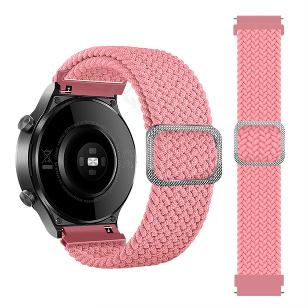 Braided Correa Wrist Strap Bands Compatible With Apex Pro 46Mm 42Mm, Compatible With Pace 2 Nylon Watch Band Pink 9382693410702