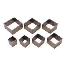 Non Stick Stainless Steel Cookie Cutters Sharp Edges Food Grade Material Oven Safe Multi Layer Cake Molds Rust Proof Perfectly Shaped Pastries Baking