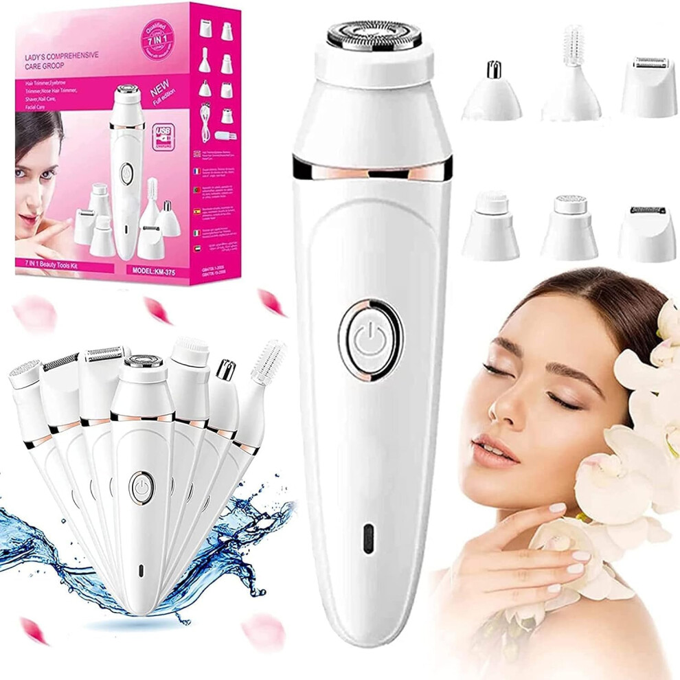 Facial Hair Removal Device for Women, Waterproof Face Epilator for LongLasting Smooth Skin
