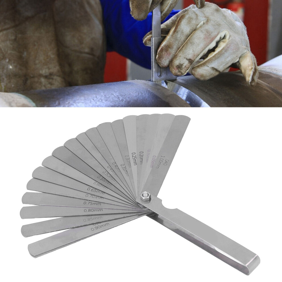 Stainless Steel Feeler Gauge Set 0.05Â1Mm Precision Gap Measure 6901375766574