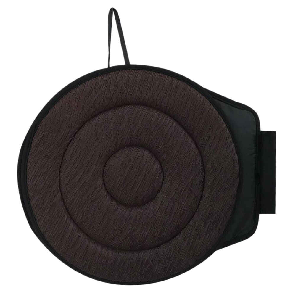 Black Rotating Seat Cushion For Car Non Slip Swivel 360 Degree Rotation Soft And Comfortable Mobility Aid